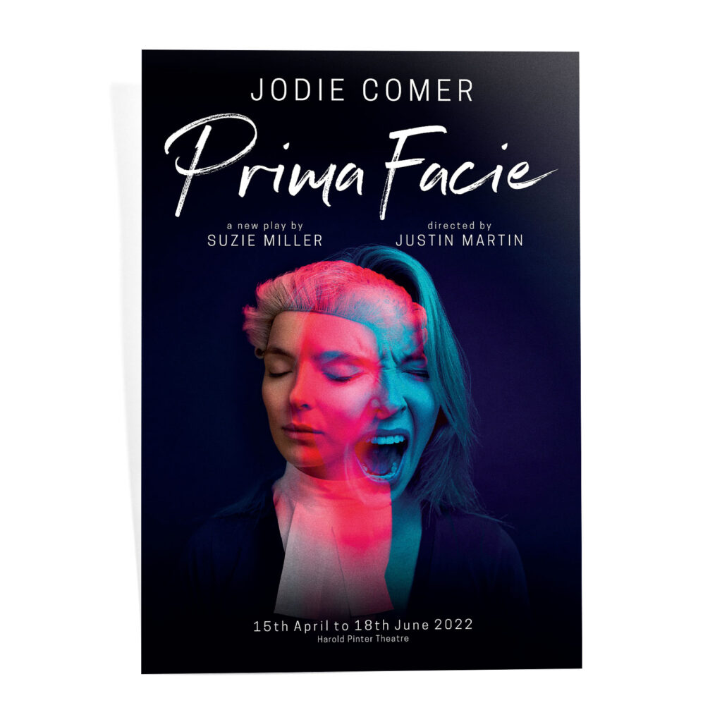 Photograph: Prima Facie London poster
