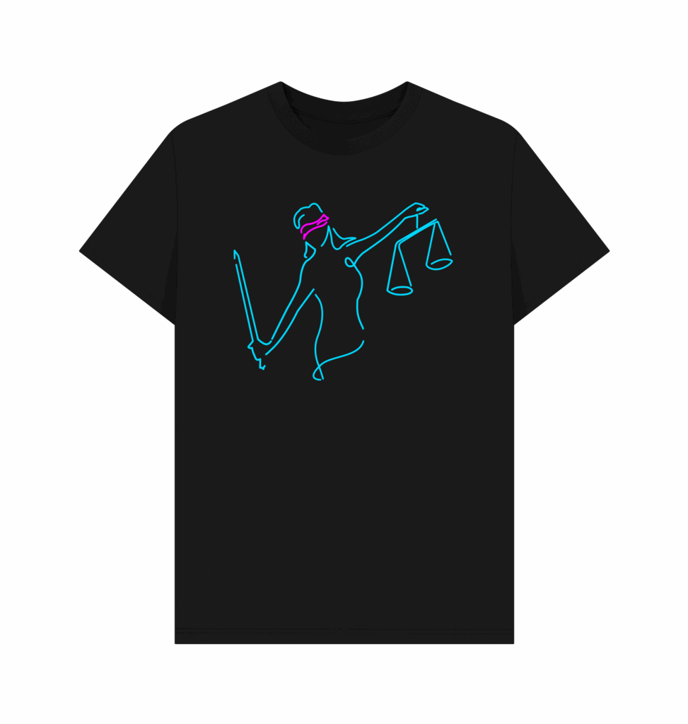 Photograph: Prima Facie neon lady T-shirt